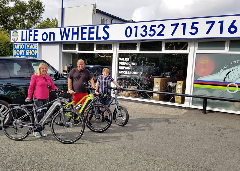 ebikes revolution at life on wheels bike shop holywell