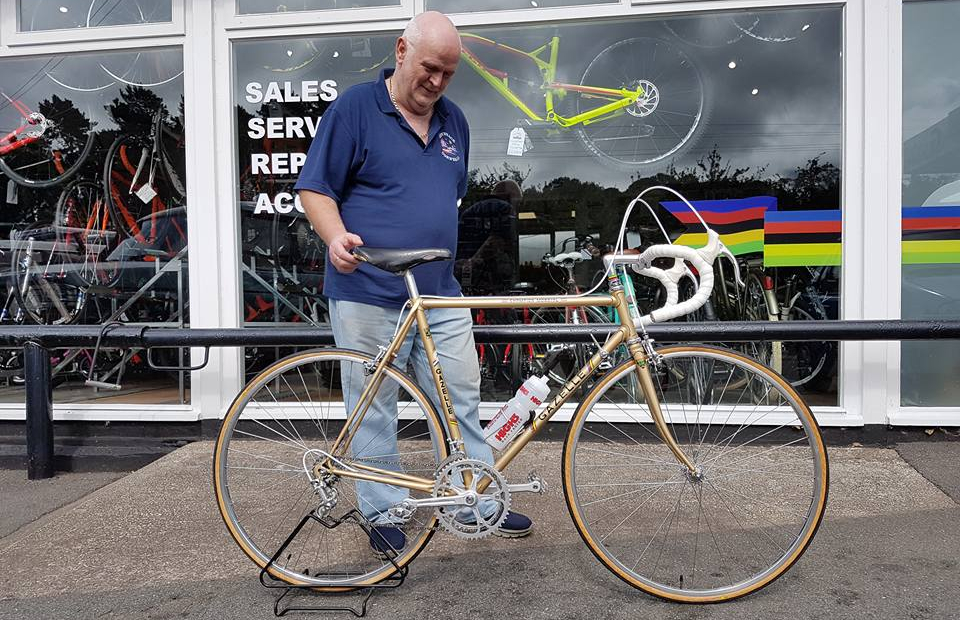 old school race bike